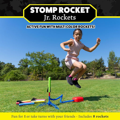 Jr Multi-Color Rocket Launcher for Kids, 8 Rockets