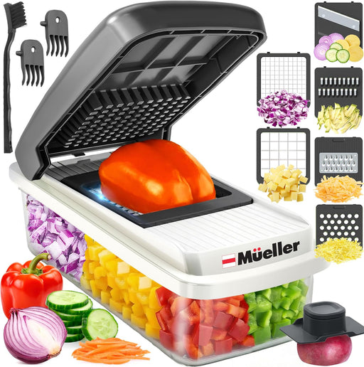 Vegetable Chopper Mandoline Slicer, Food, Cook's Tool, Veggie Chopper Onion Vegetable Cutter with Container, Dicer, Kitc