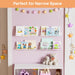 4 Pcs 15" Acrylic Shelves for Wall Storage and Organizer, Clear