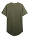 Men Hipster T Shirts Extended Tee Longline Elongated Fashion Casual Hip Hop