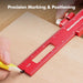 3PCS Woodworking Ruler Set, Precision Measuring Tool for Layout