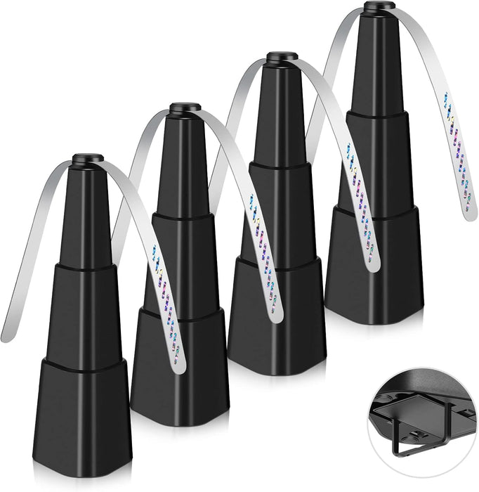 Fly Fans for Tables, Fly Fan Outdoor Indoor Keep Flies Away, Table Top Spinner with Holographic Blades, Flies Deterrent 