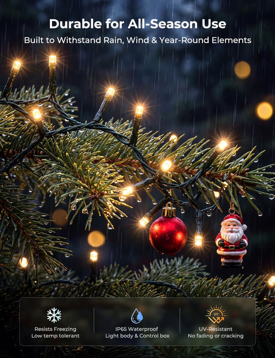 82ft 250LED Smart Color Changing Christmas Halloween Tree Lights