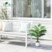 28" Fake Palm Tree, Artificial Plants Indoor in Modern White Pot