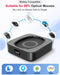 Mouse Mover Undetectable, Super-Silent Mouse Jiggler Device Move Randomly, Automatic Wiggler Shaker Giggler, Adjustable Interval Timer, Keep Computer Laptop Active for Office Home Remote Work