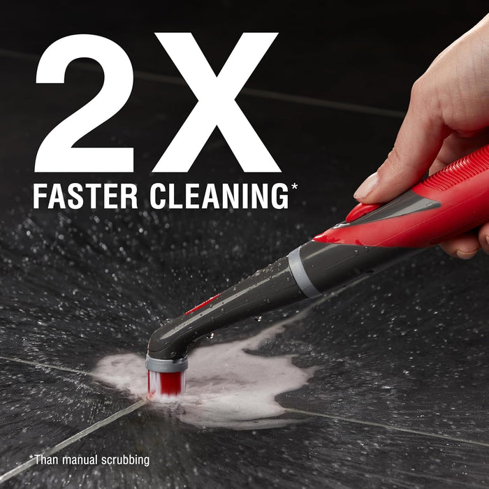 Reveal Power Scrubber with Multi-Purpose Head, Cordless Electric Battery Powered Scrub Brush, Water Resistant, for Home/Kitchen/Bathroom/Grout/Tile/Shower/Tub