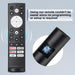 Replacement Remote Control for Hisense Smart Google TV，for Hisense UHD 4K ULED Google TVs