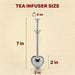 Tea Infuser Stick, 100% Stainless Steel 304, Loose Leaf Steeper