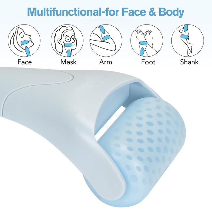 Ice Roller for Face,Eyes,Facial Massager Tool,Soothing Skin Care Tool,Cooling Skincare Device for Puffiness,At-Home Spa 