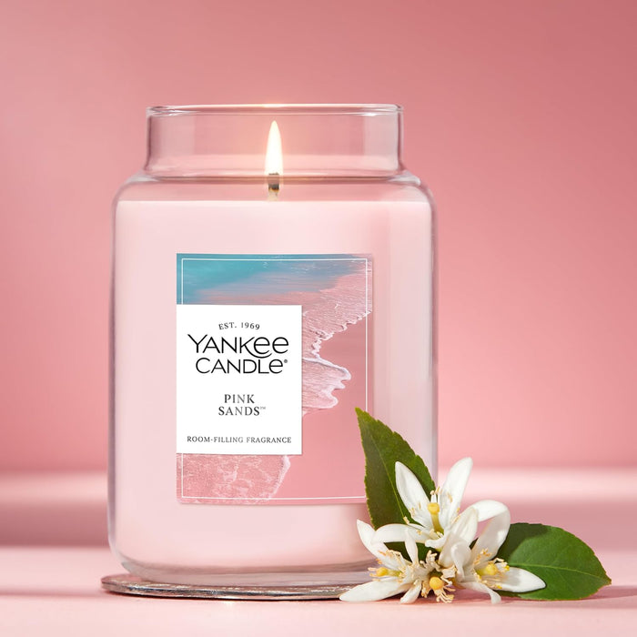 Pink Sands Scented Candle, 22oz Large Jar