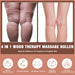 Wood Therapy Massage Tools 3 in 1,Wooden Lymphatic Drainage Massager, Body Sculpting Tools Cellulite Massager for Maderoterapia, Body Contouring, Relief Muscle, Anti-Cellulite