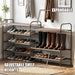 4-Tier Shoe Rack Storage Organizer, 12-20 Pair, Bronze