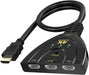 HDTV Switch 3 in 1 Out,HDTV Splitter Supports Full HD 1080P@60HZ/4K@30HZ，Compatible with Roku Fire TV Stick,PS4/PS5 Xbox