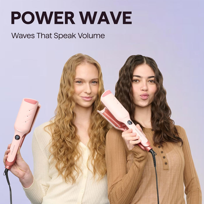 Power Wave Hair Crimper, Ionic Hair Waver for Less Heat Damage