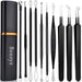 Pimple Popper Tool Kit - 10 Pcs Blackhead Remover Comedone Extractor Kit with Box for Quick and Easy Removal of Pimples,