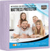 Waterproof Mattress Protector Twin Size, Premium Terry Mattress Cover 200 GSM, Breathable, Fitted Style with Stretchable Pockets (White)