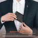 Slim Wallet for Men - RFID Blocking Leather Bifold with Money Clip