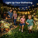 2Pack Solar Lights Outdoor, 120LED Firework Lights