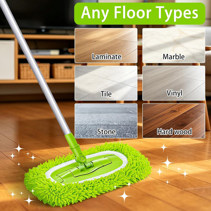 Reusable Dry Sweeping Cloths Microfiber Wet Mop Pads Compatible with Swiffer Sweeper Mop Replacement Sweeping Mopping pa