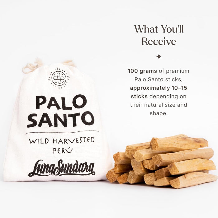 Palo Santo Sticks, 100g Peruvian Smudging Wood