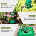 Garden Tools Set, 10 PCS Heavy Duty Gardening Hand Tools Kit, Green