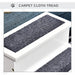 Three-Step Carpeted Pet Stairs