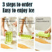 Touch-Free Ice Cube Bottle with Storage Bin