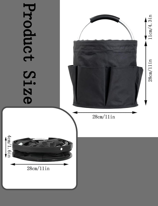 Cleaning Caddy with Handle, for Cleaning Supplies Organizer Bucket