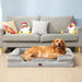 Orthopedic Extra Large Dog Bed, Waterproof Washable XL Pet Bed 44"