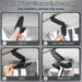Magnetic Leather Sunglass Holder for Car, Eyeglasses Clip for Visor(Black)