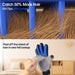 Pet Hair Removal Glove with 255 Silicone Tips for Dogs & Cats, 1 Pair Blue