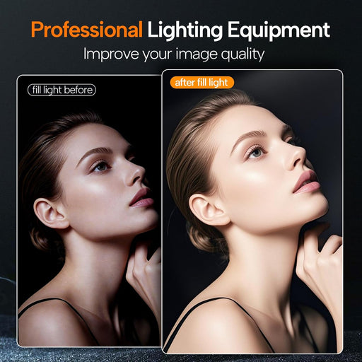 10" Ring Light with 55" Extendable Tripod Stands and Phone Holder