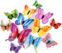 3D Butterfly Wall Decor Butterfly Decorations Stickers with Magnets
