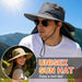 Sun Hats for Men Women with Neck Flap UPF 50+ UV Protection