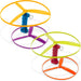 Skyrocopter Flying Disc Toy Set, 2 Launchers, 4 Discs, Summer