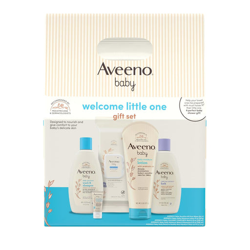 Welcome Little One Gift Set, Baby Essentials Set, 5 Items