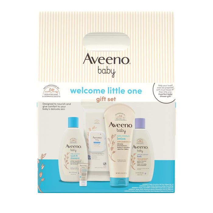 Welcome Little One Gift Set, Baby Essentials Set, 5 Items