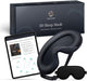 3D Sleep Mask for Men, 100% Blackout Eye Mask for Sleep, Ice Silk Adjustable Sleeping Mask for Side Sleepers, Soft Breat