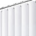 Waffle Shower Curtain 256 GSM Heavy Duty Fabric 72"x72" White