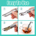 3 Pcs Tea Infuser and 1 Brush, tea diffusers for loose teaTea Infuser for Loose Tea Leaf, Coffee, Spices, Seasonings,Tea Infusers Pen with Hook
