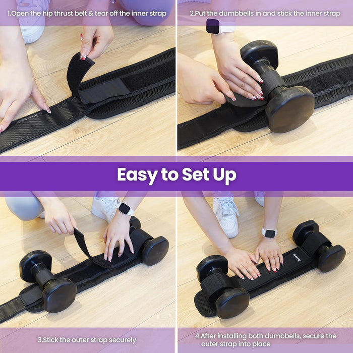 Hip Thrust Belt,  Hip Thrust Belt for Dumbbells Heavy