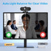 4K USB Webcam for PC,Auto Focus Streaming Web Cam,Dual Noise Reduction Mics