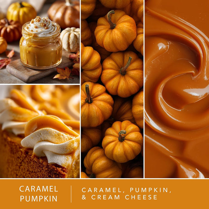 Fall Wax Melts Pumpkin Party 4pk – Long Lasting, Strong Scent Melts for Warmers, Includes Pumpkin Spice with Apple Muffi