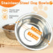 Elevated Dog Bowls, 5 Adjustable Heights (3.9"-13.4") Raised Dogs Food Bowl Stand for Medium Large Sized Dogs, Non-Slip 