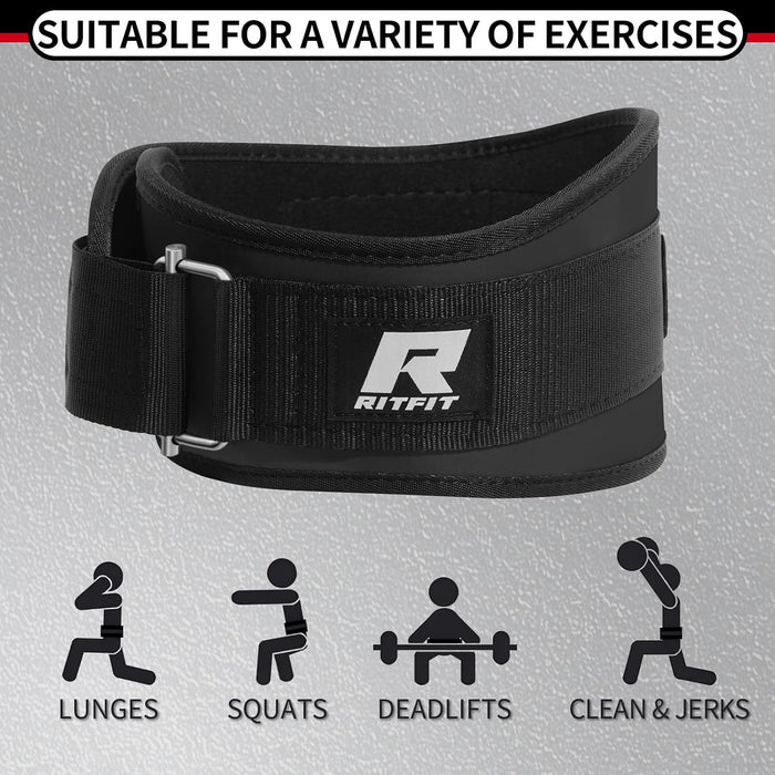 Weight Lifting Belt 6 Inch for Squats Deadlift Strength Training