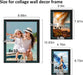 10 Pack Picture Frames Collage Wall Decor, Gallery Wall Frame Set for Tabletop or Wall Mounting Display, Multi Size with