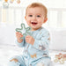 3pcs Coral Flower Teether Ring Baby Teething Toys Silicone Teether