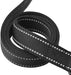 6 ft Reflective Dual-Handle Dog Leash — Black