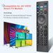 Universal Remote Control XRT140 for VIZIO Smart TV Remote Replacement XRT136 XRT260 XRT270 Smartcast D, E, M, P, V, PX Series Smart TVs