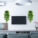 Fake Hanging Plants, 2pcs Artificial Pothos Vines Faux Plants Greenery for Wall Home Living Room Office Indoor Outdoor D